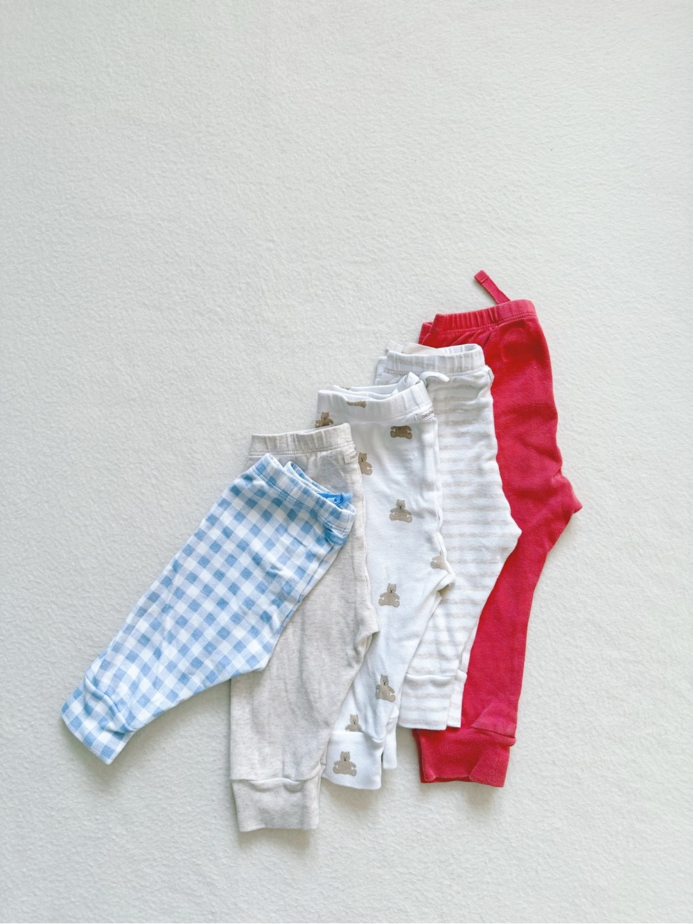 5/$18 Baby Toddler GAP First Favorites Organic Cotton Pants Unisex 5pc Lot 3-24M